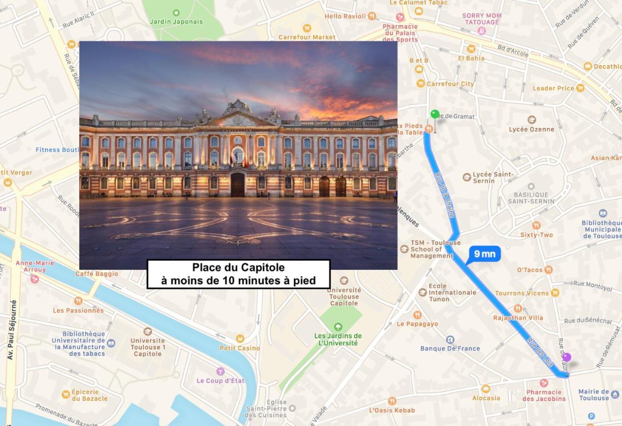 L'Ambree - Appartement Standing Toulouse Hypercentre Экстерьер фото